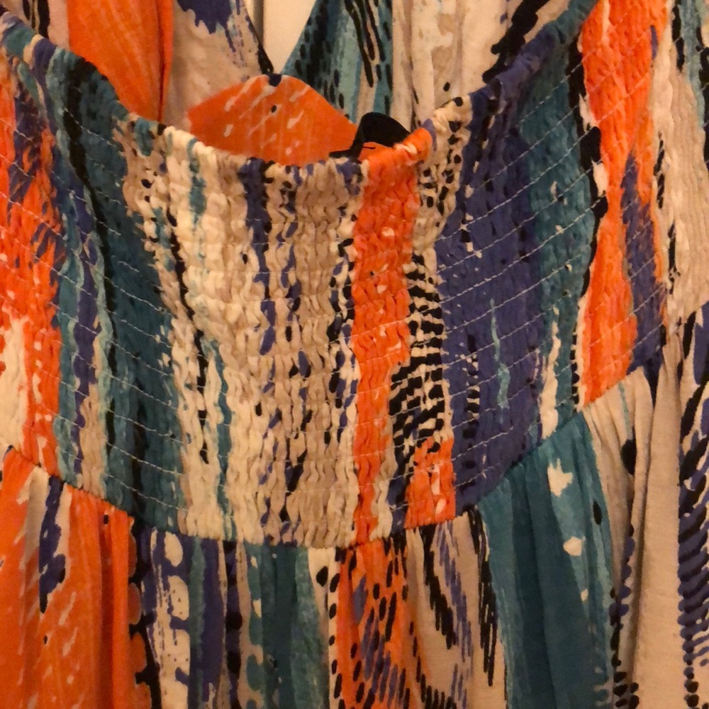 Multi Color Halter Sundress Guess - image 5